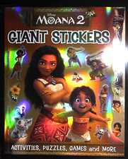 Moana 2 Giant Sticker Book Activities & includes Large and Foil Stickers NEW
