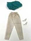 VTG 1985 MATTEL Barbie Active Fashions OUTFIT Top Pants Shoes Hong Kong #2186