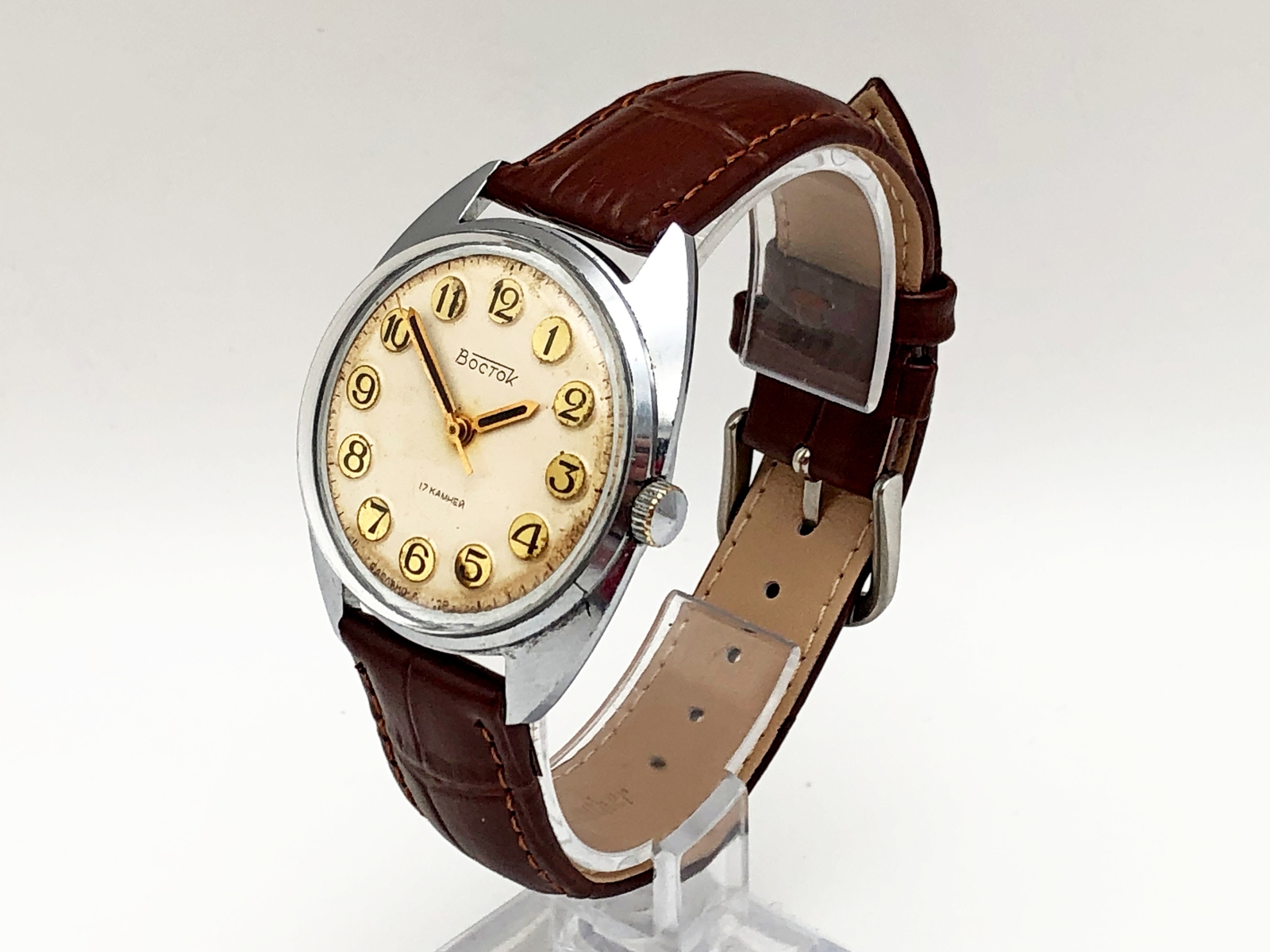 Soviet Vostok 2409 17 Jewels Vintage Wristwatch USSR Serviced