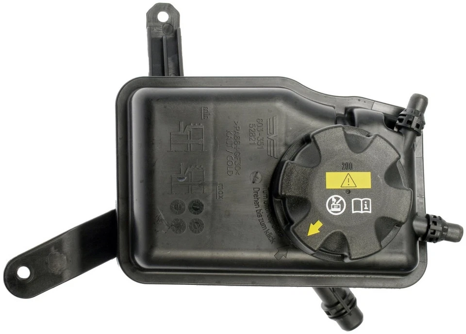 Engine Coolant Recovery Tank & Cap & Sensor DORMAN Replace BMW OEM # 17137519219 - Image 3 of 4