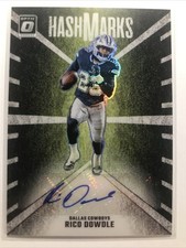 Rico Dawdle 2024 Donruss Optic HASHMARKS ROOKIE RC AUTO SILVER HOLO SP NICE!!