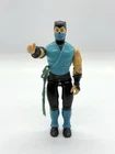 Vintage 1991 Hasbro GI Joe Mortal Kombat SUB ZERO 3.75” Action Figure Blue