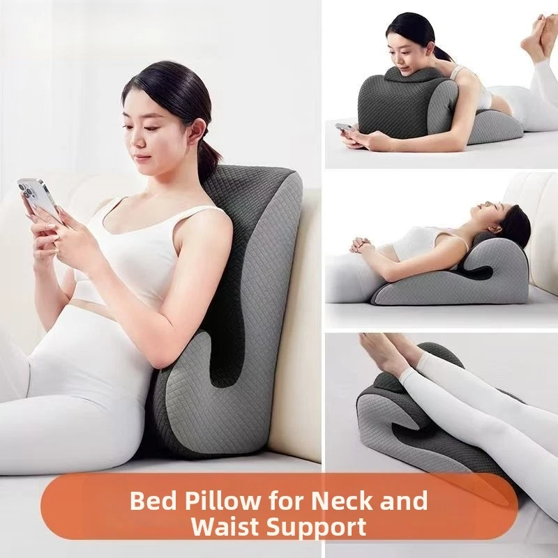 Reflux Relief Pillow - Memory Foam Support for Seniors & Couples Comfort-ZKZT888 - Image 2 of 4