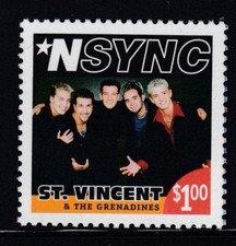 ST. VINCENT NSync MNH stamp
