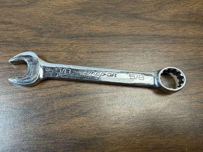 Snap-on Tools OES20B - 5/8  SAE 12pt Spline Short Combination Wrench USA