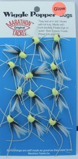 Betts 401-10-6 Marathon Bug Popper Size 10 Luminous White Pack of 12