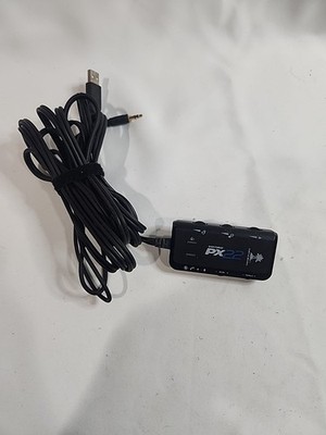 Turtle Beach Ear Force PX22 Black Headset Amplifier Controller Volume Cable 