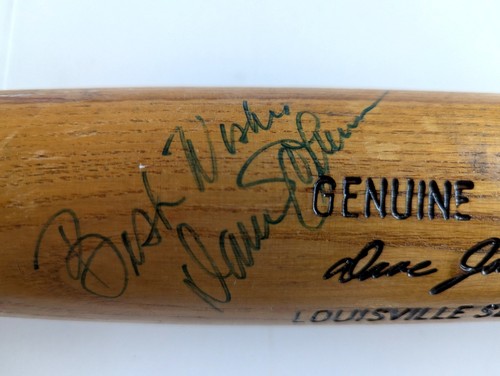 Davey Johnson Game Used Uncracked Personal Model B267 Bat PSA Signed JSA - Picture 8 of 10