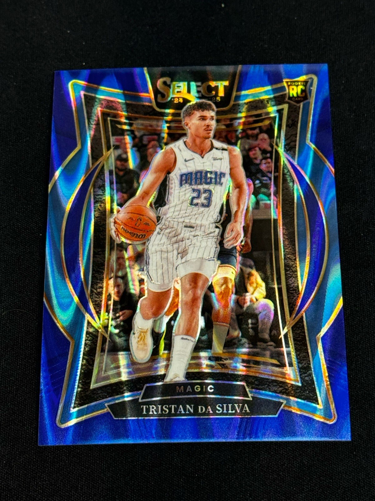 2024-25 Panini Select #83 Tristan da Silva Blue Flash Prizm #/99 RC Rookie