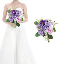 Bridesmaid Bouquets Lilac White Set 1 Bouquet