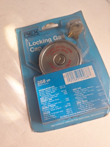 REX LOCKING FUEL CAP 268VP NIB Vintage See Photos GG