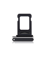 Replacement Dual Sim Card Tray Compatible with iPhone 12 Black 