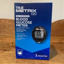 True Metrix Go Self Monitoring Blood Glucose Monitor New In Box