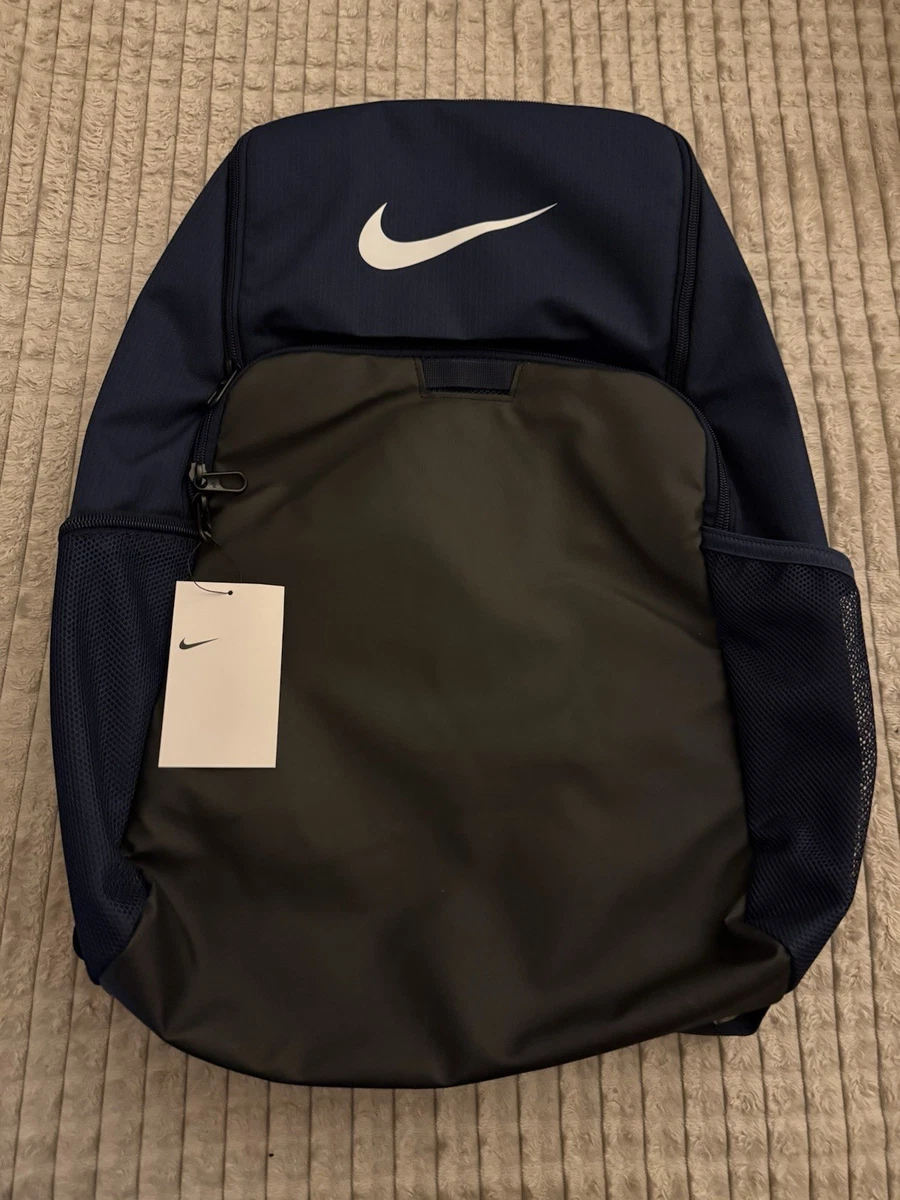 nike backpack adult Unisex Heritage (25L), Black/Black/White, MISC eligible-discount- The front compartment features CHOOSE YOUR COLOUR:Collegiate Navy Buy adidas Brown 3