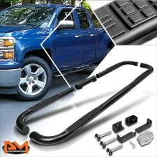 For 99-16 Chevy/GMC/Ram Truck Ext/Crew Cab 3" Step Nerf Bar Running Board Black