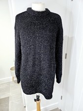H&M Lady Short dress in a fluffy knit with glittery threads. Medium
