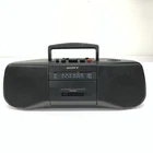 Sony CFS-B15 Boom Portable AM-FM Stereo Radio w/ Cassette Black Tested