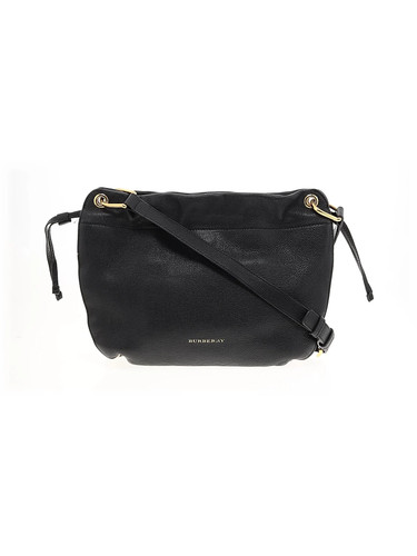 Burberry Women Black Leather Crossbody Bag One Size