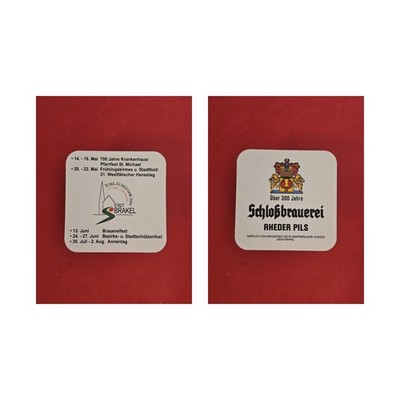 Rheder Brakel Jubiläumsjahr 2004 Brauerei Bierdeckel Bier