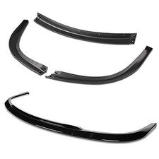 for Subaru WRX STI 2006 2007 3PCS S204 Style Front Bumper Lip Kit Painted Black