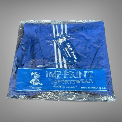 Vintage Imprint Sportswear Lined Running Shorts New Old Stock Size Small