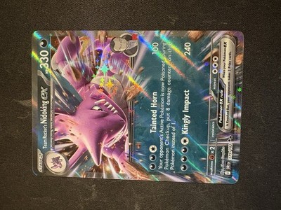 Pokémon TCG Team Rocket's Nidoking ex 119/182 SV10: Destined Rivals Holo M/NM