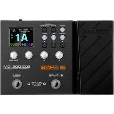 NUX MG-300MKII Multi-Effects and Amp Modeler Pedal Black