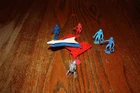 MPC Missiles to the Moon Red/Blue Delta Missile Launcher & White Missile - Marx