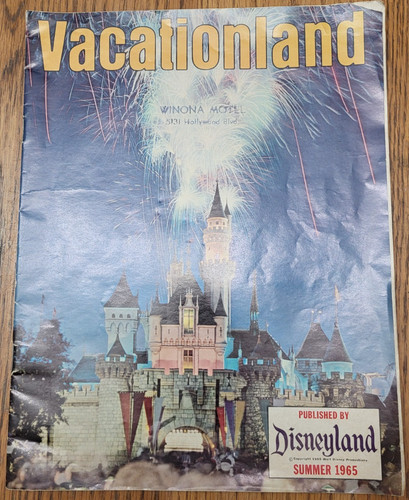 Vintage 1965 Vacationland Magazine - Disneyland Advertisement Knott's Berry Farm