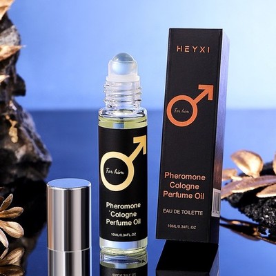 Men's Pheromone Cologne Perfume Oil Roll On Long Lasting Attraction Scent 10ml