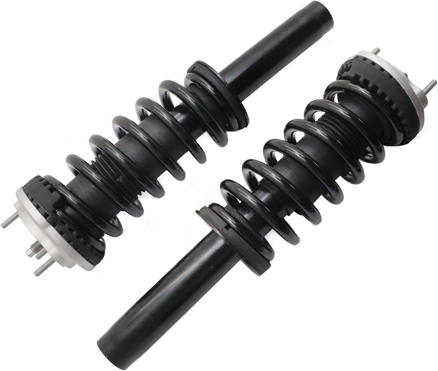 Pair Front Shock Absorber Struts Assys For Maserati Ghibli M157 AWD 670008897
