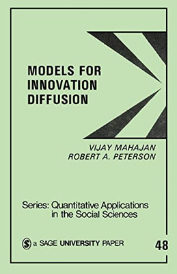 Models for Innovation Diffusion: Quantitative Applicati - Paperback NEW Mahajan,