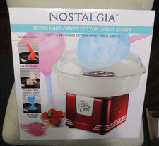 Nostalgia Retro Hard Candy Cotton Candy Maker RED NRPCM45RR New