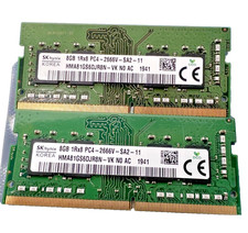 SK hynix 16GB Kit 2x 8GB DDR4 2666MHz PC4-21300 SODIMM Laptop RAM HMA81GS6DJR8N
