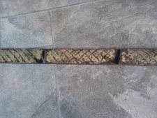 ANTIQUE PRIMITIVE 6 HOOK WOOD & IRON HERB / TOBACCO DRYING RACK 48"