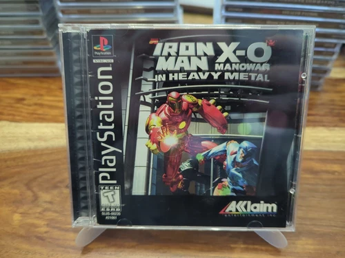 Iron Man X-O Manowar in Heavy Metal (Sony Playstation) PS1 Complete CIB Tested