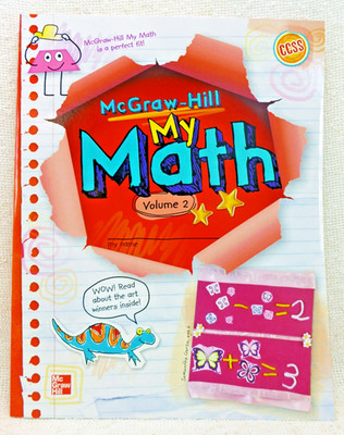McGraw-Hill My Math Grade 1 Student Edition Vol 2 Elementary Math Connects NEW