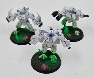 XV8 Crisis Battlesuits Tau Empire Warhammer 40K 3rd Edition -2001- top painted