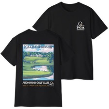 Championship Quail Hollow 2026 Graphic Tees for Men  Women, Breathable Cotton A