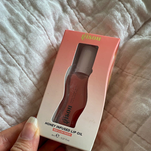 Gisou Honey Infused Lip Oil Hydrating Honey Peach 0.27 fl oz