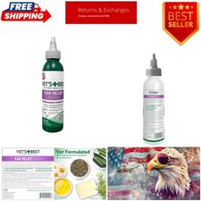 Natural Ear Relief for Dogs - 4 oz Vet's Best Wash for Clean  Comforted Ears