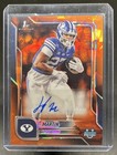 2025 Bowman Chrome University Sapphire Football Orange LJ Martin #BCA-LM
