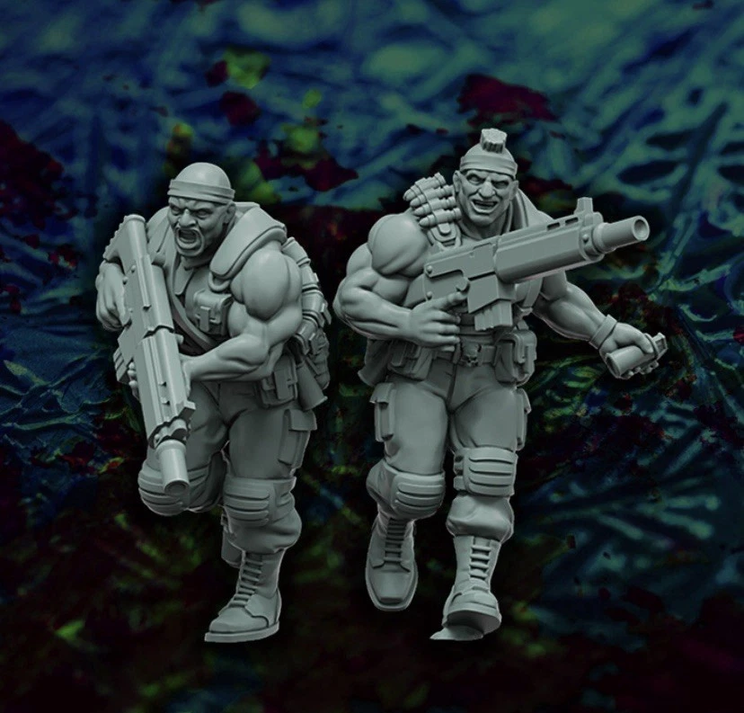 Spacenam Recon Tabletop Miniatures X10 28mm Sci Fi Troopers - Image 3 of 4
