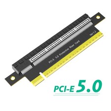PCI-E Express 5.0 16X Male to Female Extender Riser Card Adapter