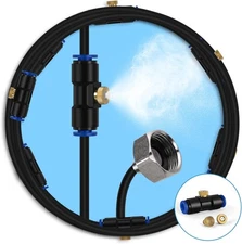 lifeegrn Misting Cooling System, Outdoor System for Patio, 40 40 FT 