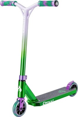 CHILLI PRO SCOOTER Stunt Roller Scooter JUMPSTART S Scooter 2026 green/purple