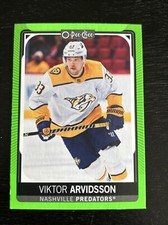 21-22 O-Pee-Chee Hockey Viktor Arvidsson Neon Green Parallel /50 - Predators