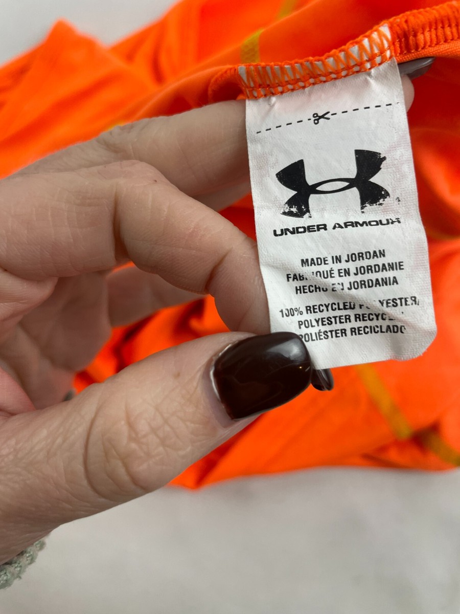 Under armour Tank Top Women's Size S Neon Orange Logo