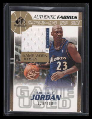 その他 NBA SP Authentic Fabrics Michael Jordan 2003-04 SP Game Used Authentic Fabrics Gold Michael Jordan Jersey