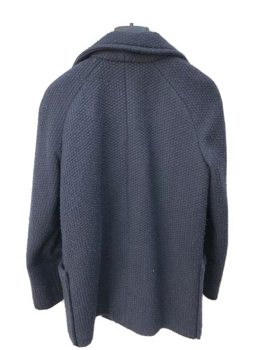 A.P.C Navy Wool Peacoat / Double Breasted Jacket Size S / Small APC - Picture 4 of 4